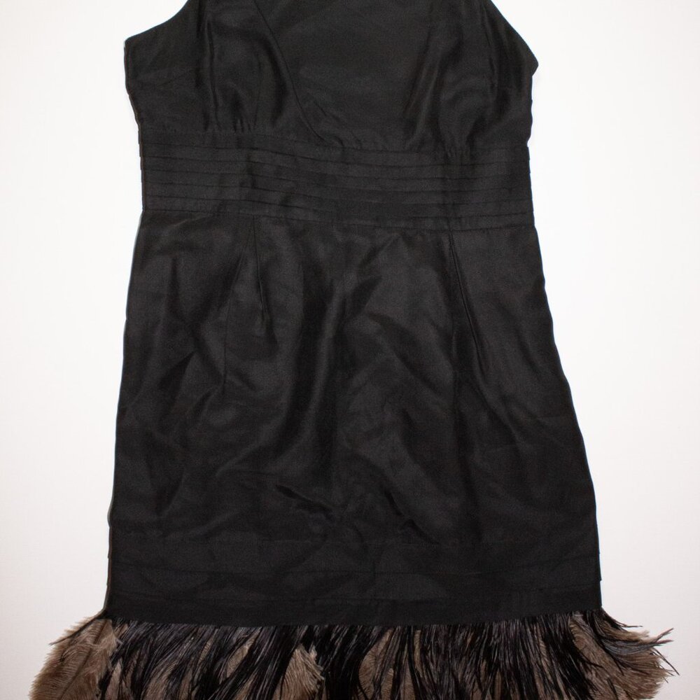 Juicy Couture Vintage Feather Lined Mini Dress